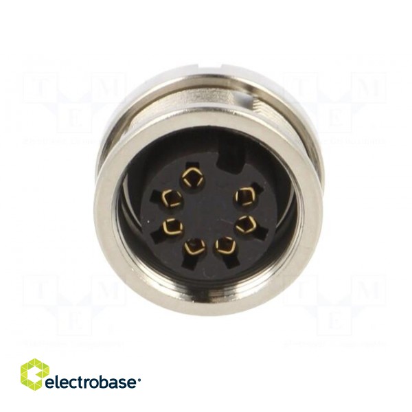 Connector: M16 | socket | female | soldering | PIN: 7 | 5A | 60V | IP68 paveikslėlis 8