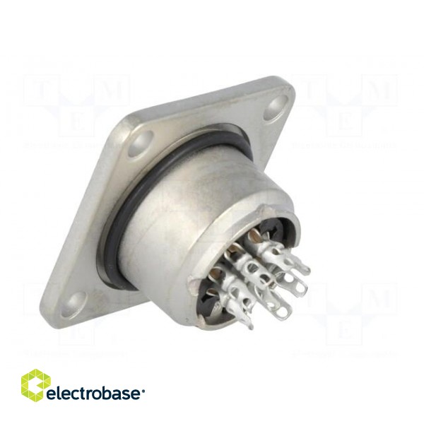 Connector: M16 | socket | female | soldering | PIN: 8 | 5A | 100V | 0.5mm2 image 4