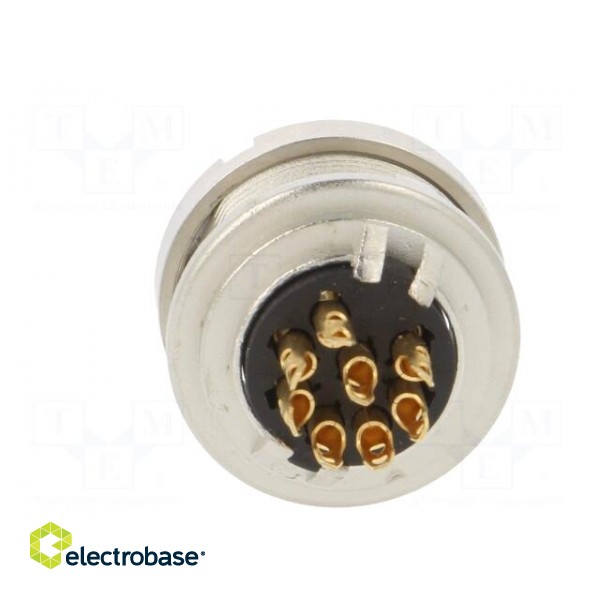 Connector: M16 | socket | female | soldering | PIN: 8 | 5A | 60V | IP40 image 5