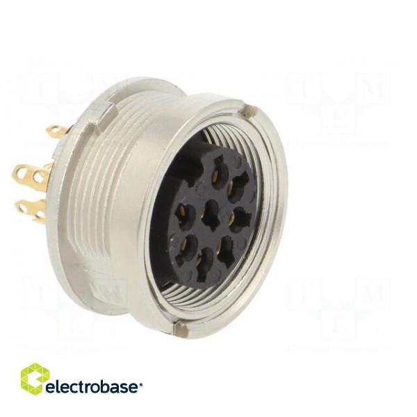 Connector: M16 | socket | female | soldering | PIN: 8 | 5A | 60V | IP40 image 8