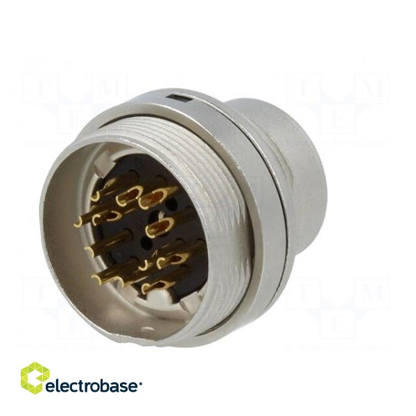 Connector: M16 | socket | male | soldering | PIN: 12 | 3A | 60V | IP68 paveikslėlis 6