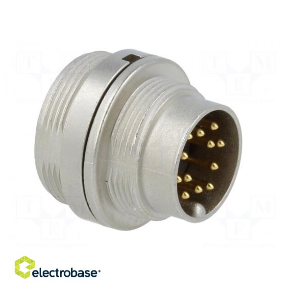 Connector: M16 | socket | male | soldering | PIN: 12 | 3A | 60V | IP68 image 8