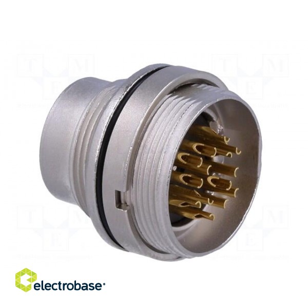 Connector: M16 | socket | male | soldering | PIN: 14 | 3A | 60V | IP68 image 4