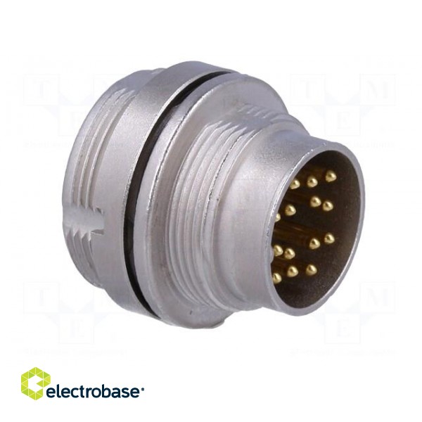 Connector: M16 | socket | male | soldering | PIN: 14 | 3A | 60V | IP68 image 8