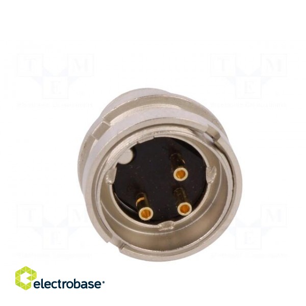 Connector: M16 | socket | male | soldering | PIN: 3 | 5A | 250V | IP40 paveikslėlis 5
