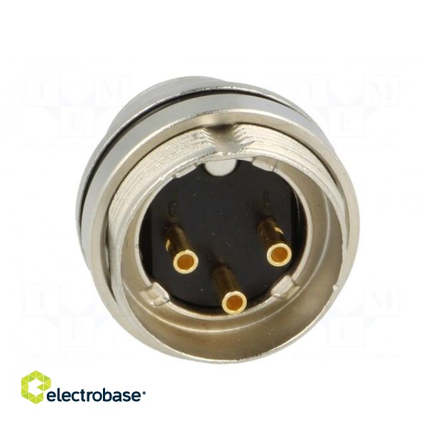 Connector: M16 | socket | male | soldering | PIN: 3 | 5A | 250V | IP68 paveikslėlis 5