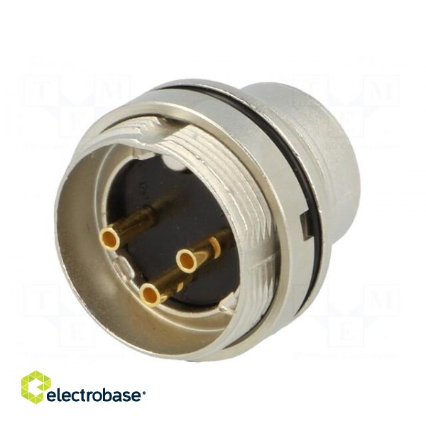 Connector: M16 | socket | male | soldering | PIN: 3 | 5A | 250V | IP68 paveikslėlis 6