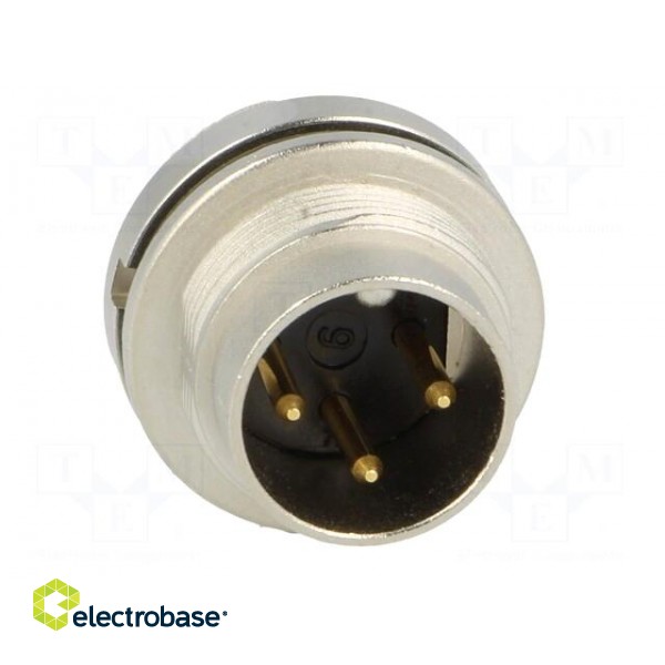 Connector: M16 | socket | male | soldering | PIN: 3 | 5A | 250V | IP68 фото 9