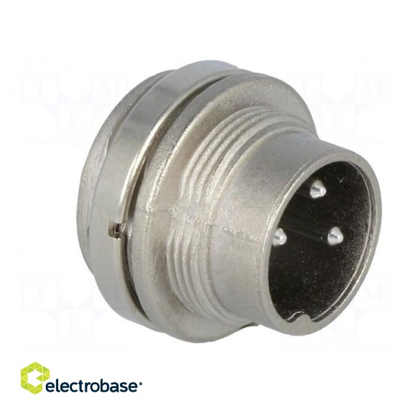 Connector: M16 | socket | male | soldering | PIN: 3 | 5A | 300V | IP40 фото 8