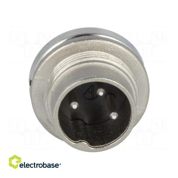 Connector: M16 | socket | male | soldering | PIN: 3 | 5A | 300V | IP40 image 9