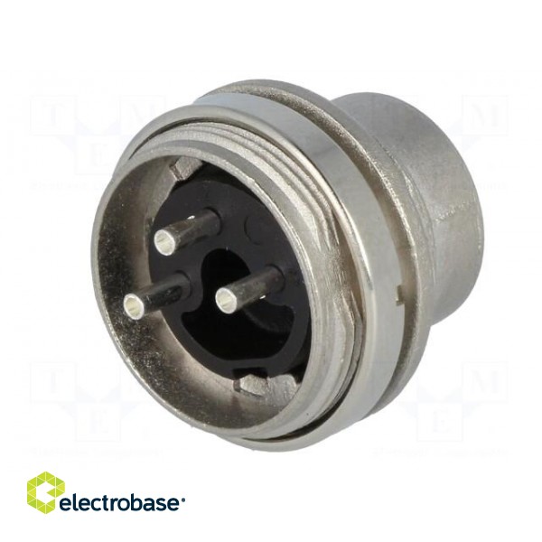Connector: M16 | socket | male | soldering | PIN: 3 | 5A | 300V | IP40 image 6
