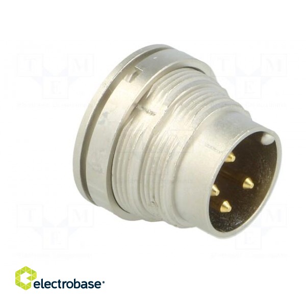 Connector: M16 | socket | male | soldering | PIN: 4 | 5A | 250V | IP40 фото 8