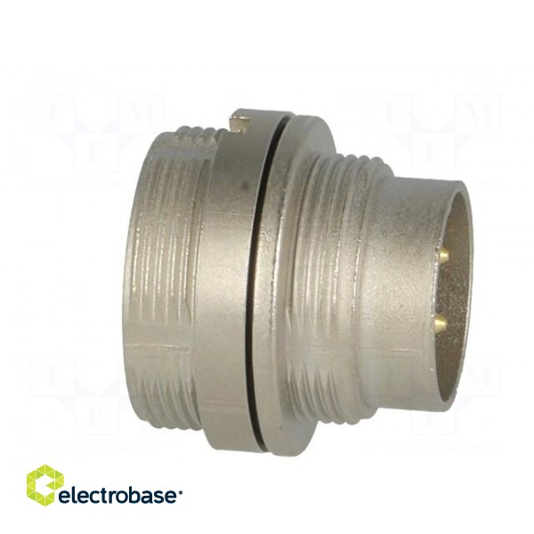 Connector: M16 | socket | male | soldering | PIN: 4 | 5A | 250V | IP68 image 3