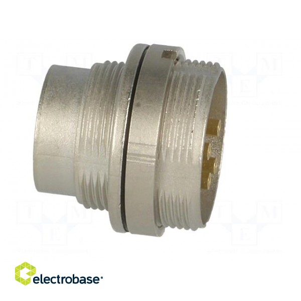 Connector: M16 | socket | male | soldering | PIN: 4 | 5A | 250V | IP68 image 7