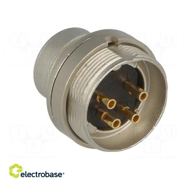Connector: M16 | socket | male | soldering | PIN: 4 | 5A | 250V | IP68 фото 8