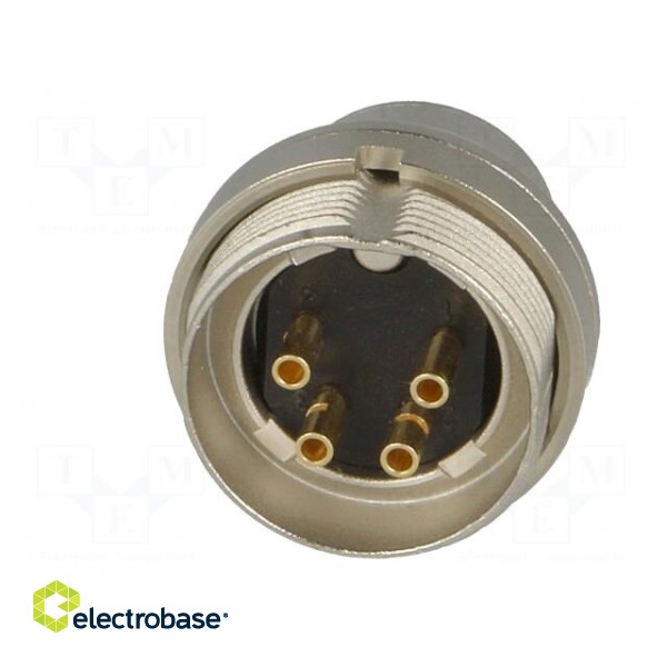 Connector: M16 | socket | male | soldering | PIN: 4 | 5A | 250V | IP68 image 9