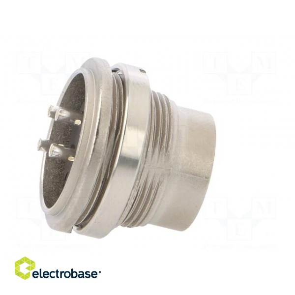 Connector: M16 | socket | male | soldering | PIN: 4 | 5A | 300V | IP40 image 7