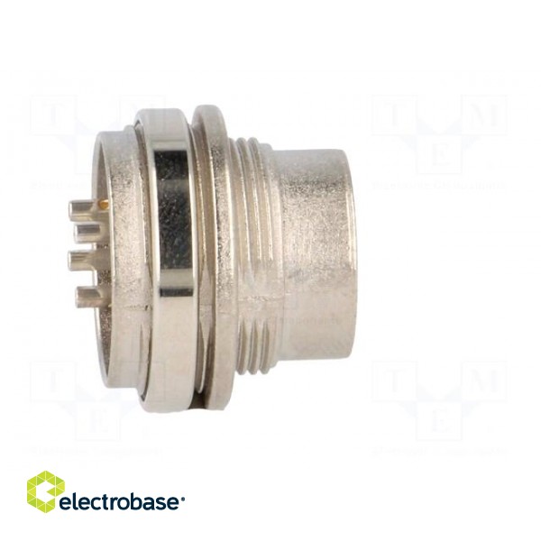 Connector: M16 | socket | male | soldering | PIN: 4 | 5A | 300V | IP40 image 7