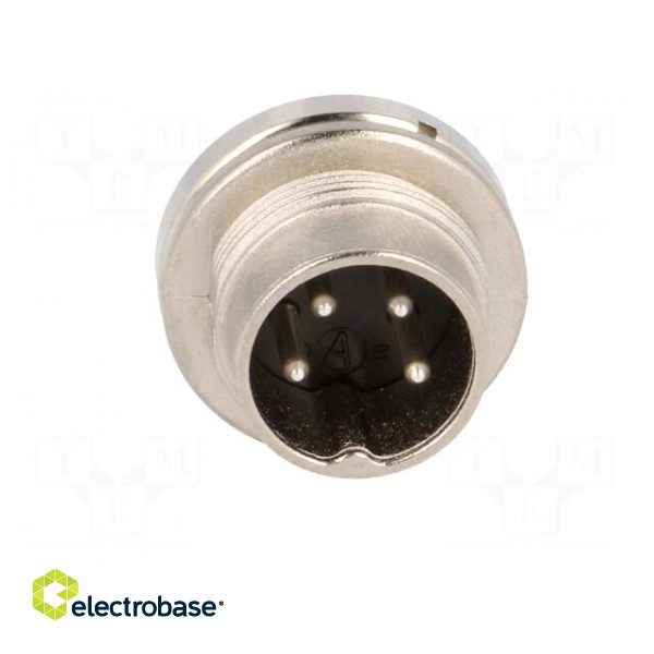Connector: M16 | socket | male | soldering | PIN: 4 | 5A | 300V | IP40 image 9