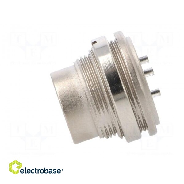 Connector: M16 | socket | male | soldering | PIN: 4 | 5A | 300V | IP40 фото 3