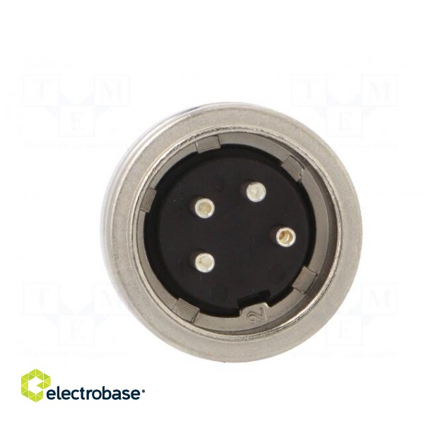 Connector: M16 | socket | male | soldering | PIN: 4 | 5A | 300V | IP40 image 5