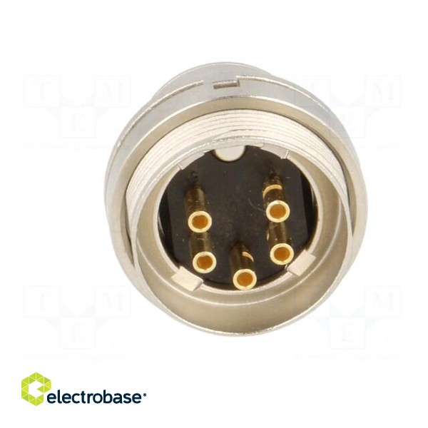 Connector: M16 | socket | male | soldering | PIN: 5 | 5A | 250V | IP40 image 5