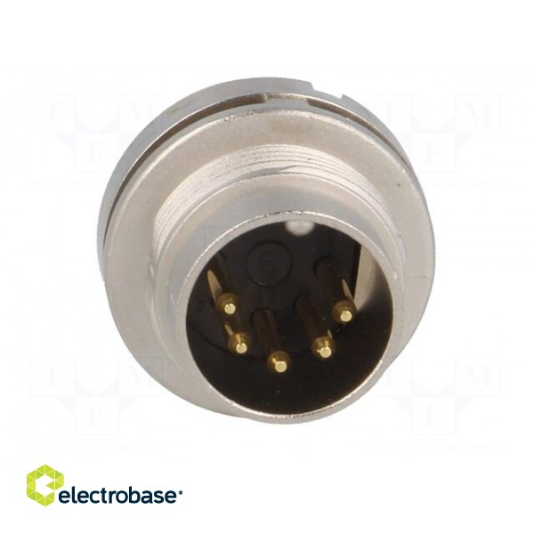 Connector: M16 | socket | male | soldering | PIN: 5 | 5A | 60V | IP40 фото 9