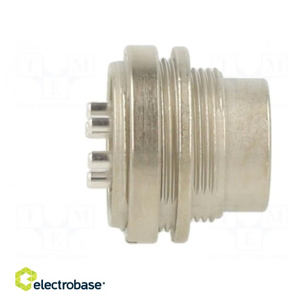 Connector: M16 | socket | male | soldering | PIN: 5 | 6A | 150V | straight фото 7