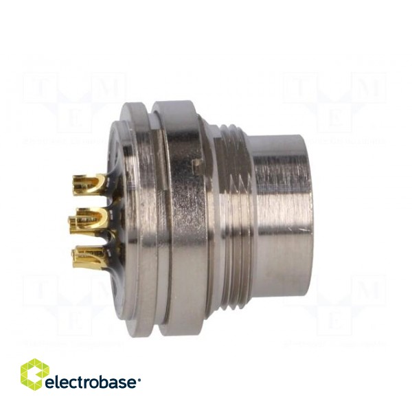 Connector: M16 | socket | male | soldering | PIN: 5 | 6A | 250V | straight image 7