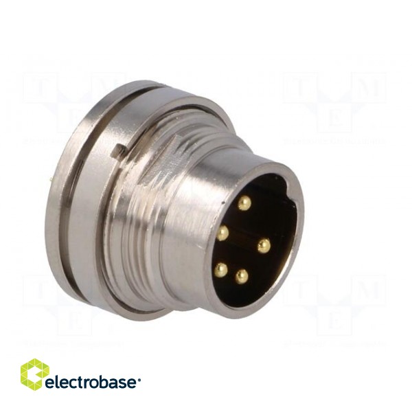 Connector: M16 | socket | male | soldering | PIN: 5 | 6A | 250V | straight image 8