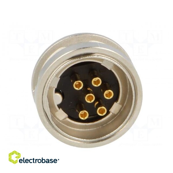 Connector: M16 | socket | male | soldering | PIN: 6 | 5A | 250V | IP40 image 4