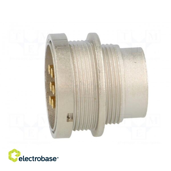Connector: M16 | socket | male | soldering | PIN: 6 | 5A | 250V | IP40 image 7