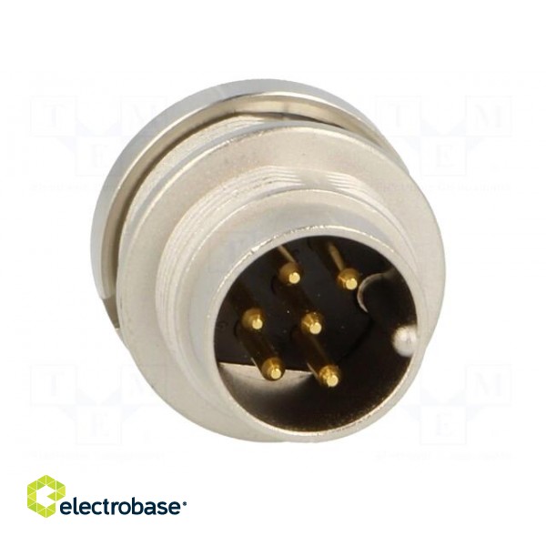 Connector: M16 | socket | male | soldering | PIN: 6 | 5A | 250V | IP40 paveikslėlis 9
