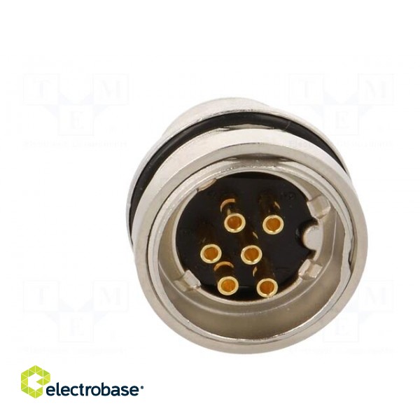 Connector: M16 | socket | male | soldering | PIN: 6 | 5A | 250V | IP68 image 5
