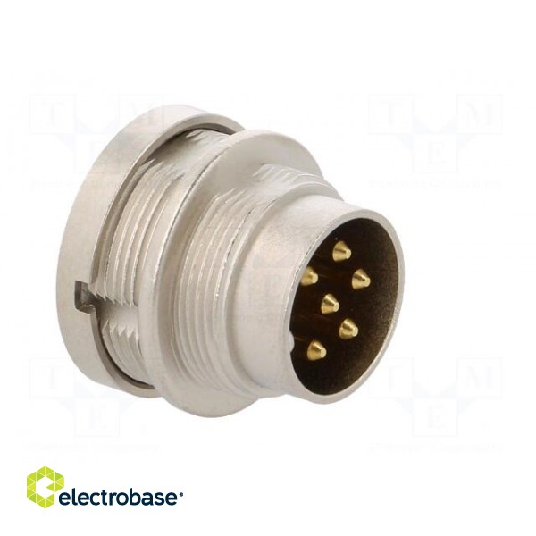 Connector: M16 | socket | male | soldering | PIN: 6 | 5A | 250V | IP68 paveikslėlis 8