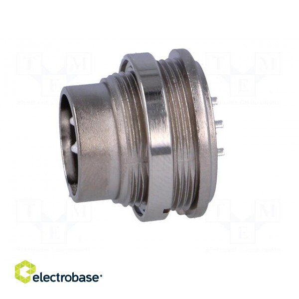 Connector: M16 | socket | male | soldering | PIN: 6 | 5A | 300V | IP40 image 3