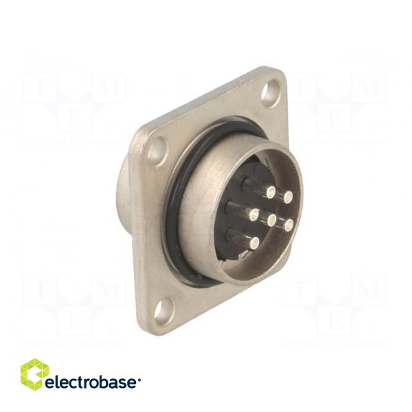 Connector: M16 | socket | male | soldering | PIN: 6 | 5A | 300V | IP65,IP67 image 4
