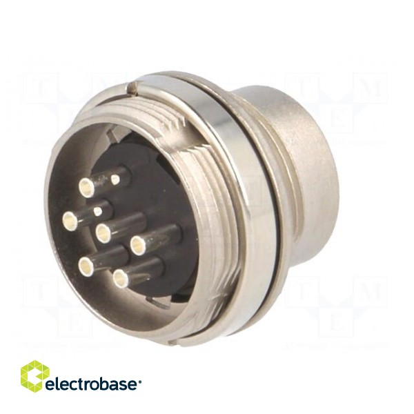 Connector: M16 | socket | male | soldering | PIN: 6 | 5A | 300V | IP65,IP67 image 6