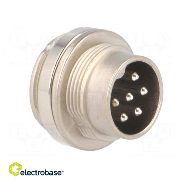 Connector: M16 | socket | male | soldering | PIN: 6 | 5A | 300V | IP65,IP67 image 8