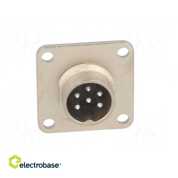 Connector: M16 | socket | male | soldering | PIN: 6 | 5A | 300V | IP65,IP67 image 9