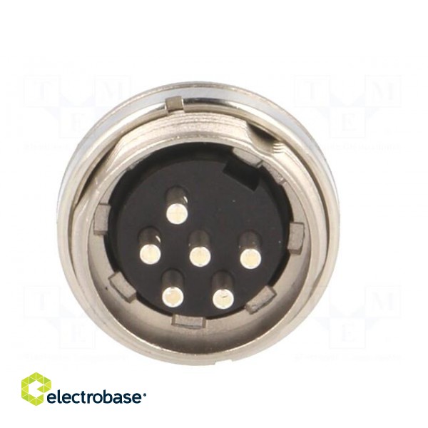 Connector: M16 | socket | male | soldering | PIN: 6 | 5A | 300V | IP65,IP67 image 5