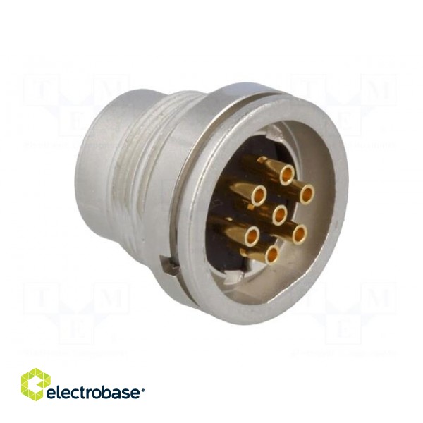 Connector: M16 | socket | male | soldering | PIN: 7 | 5A | 250V | IP40 image 4