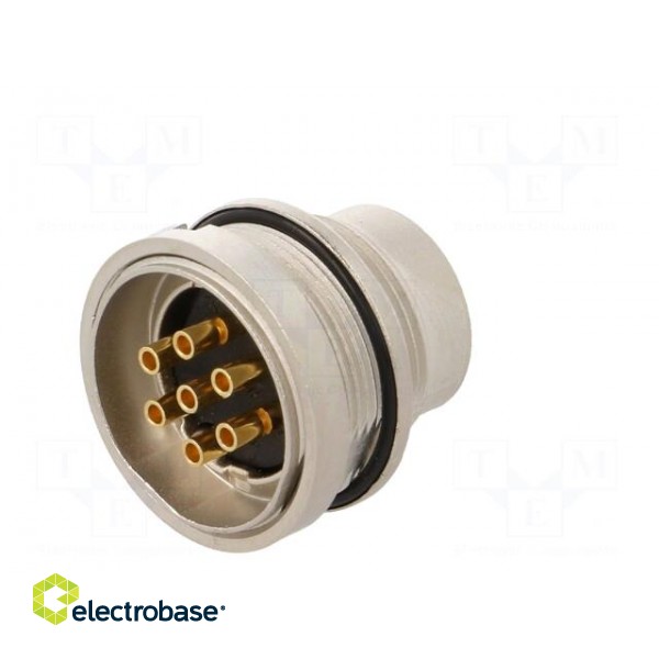 Connector: M16 | socket | male | soldering | PIN: 7 | 5A | 250V | IP68 image 6