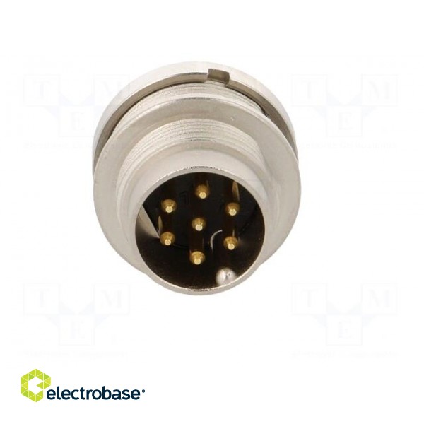 Connector: M16 | socket | male | soldering | PIN: 7 | 5A | 250V | IP68 image 9