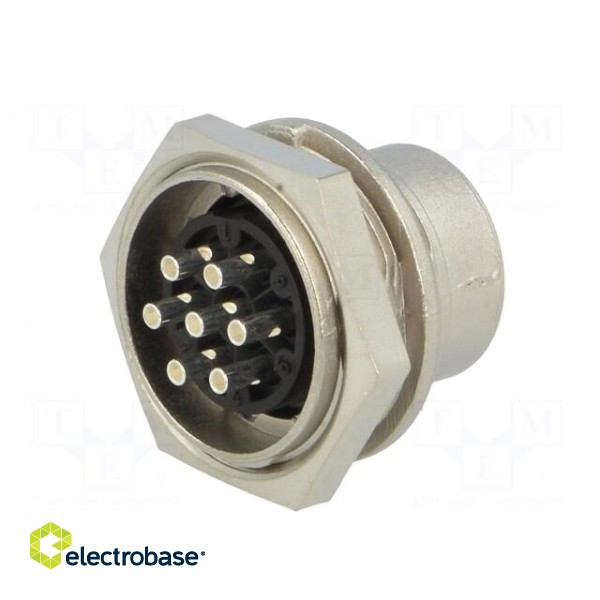 Connector: M16 | socket | male | soldering | PIN: 7 | 5A | 300V | IP40 image 6