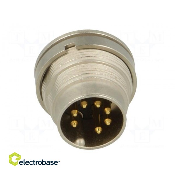Connector: M16 | socket | male | soldering | PIN: 7 | 5A | 60V | IP40 фото 9