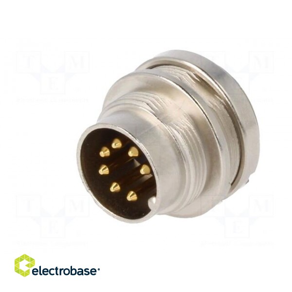 Connector: M16 | socket | male | soldering | PIN: 7 | 5A | 60V | IP40 image 2