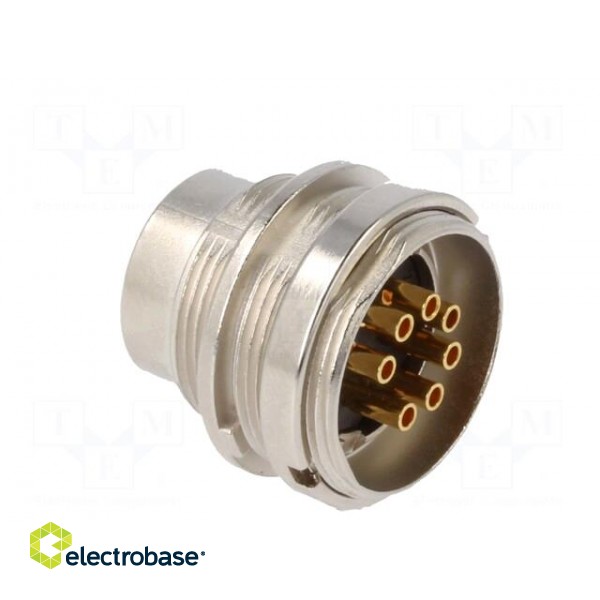 Connector: M16 | socket | male | soldering | PIN: 7 | 5A | 60V | IP40 image 4