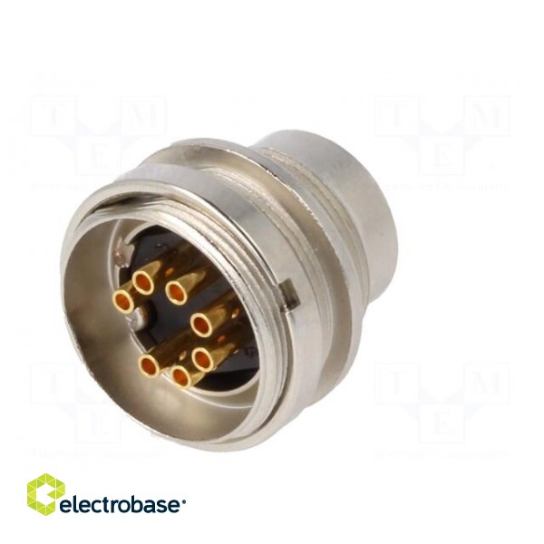 Connector: M16 | socket | male | soldering | PIN: 7 | 5A | 60V | IP40 image 6