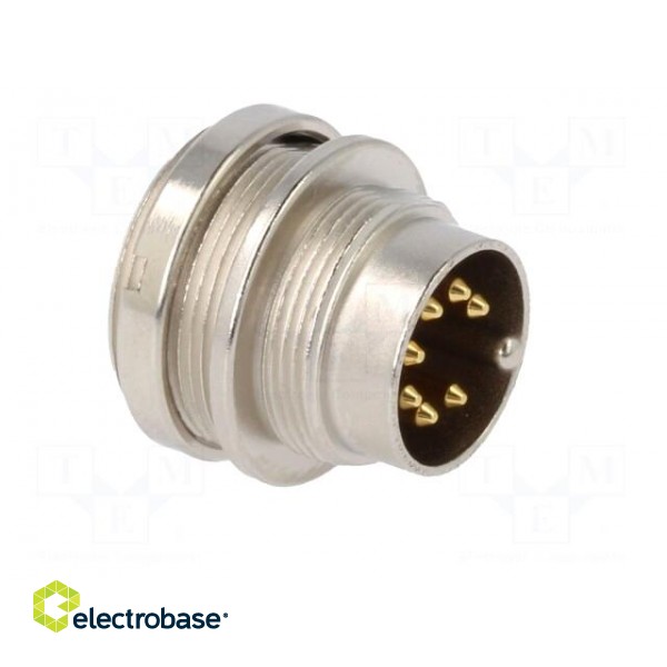 Connector: M16 | socket | male | soldering | PIN: 7 | 5A | 60V | IP40 image 8